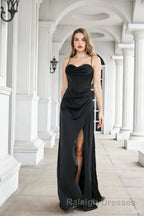 Lilac Long Prom Dresses Party Evening Gowns