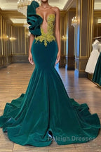 Fabulous Long Sleeveless Meimaid Prom Dress With Beading