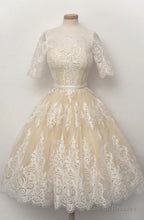 Fabulous Scalloped-Edge Homecoming Dresses With Lace Pearls