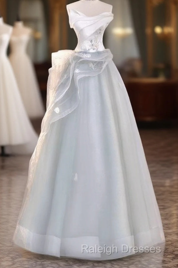 Fairy A Line Sweethart Long Tulle Prom Dresses 22Th Birthday Outfit Main image