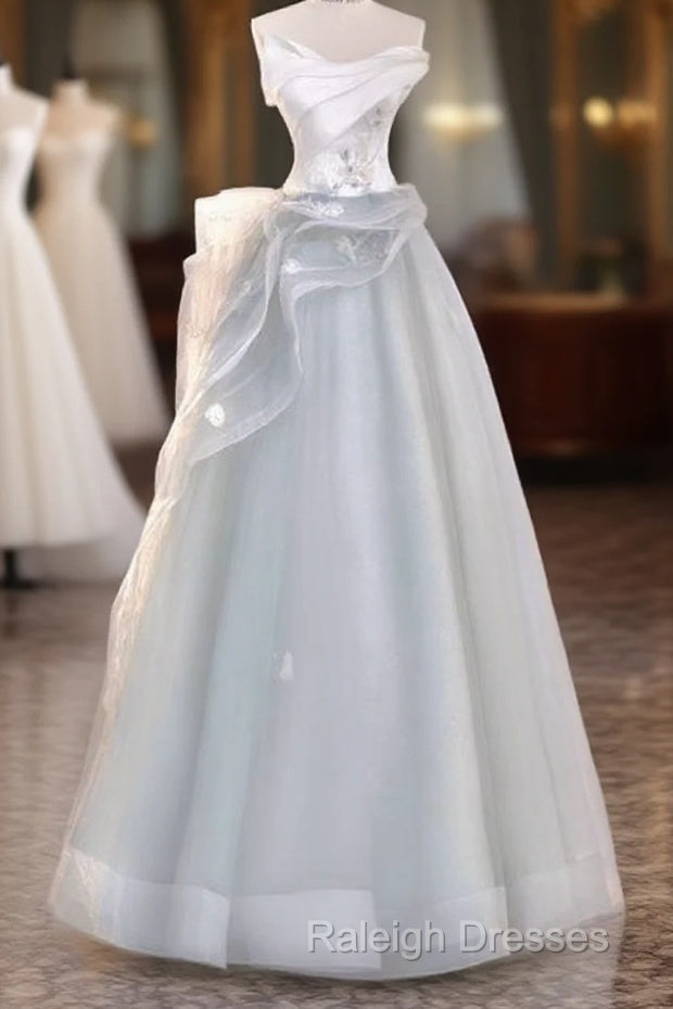 Fairy A-Line Sweethart Long Tulle Prom Dress 22Th Birthday Outfit