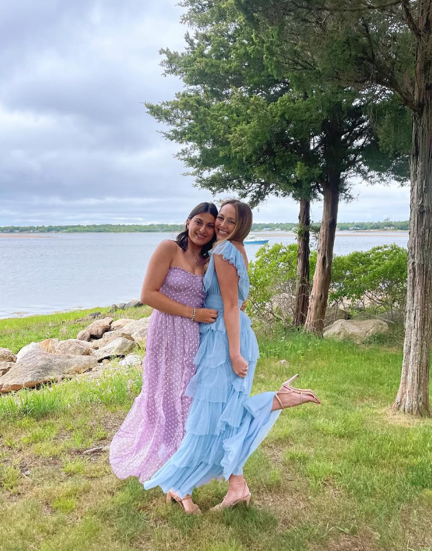 Fairy Sky Blue Sequare Neck Tiered Tulle Prom Dresses Long Prom Dresses