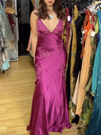 Fancy Mermaid Spaghetti Straps Green Backless Prom Dresses Long Prom Dresses Prom Dresses