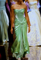 Fancy Mermaid Sweetheart Neckline Green Satin Prom Dresses Long Prom Dresses Prom Dresses