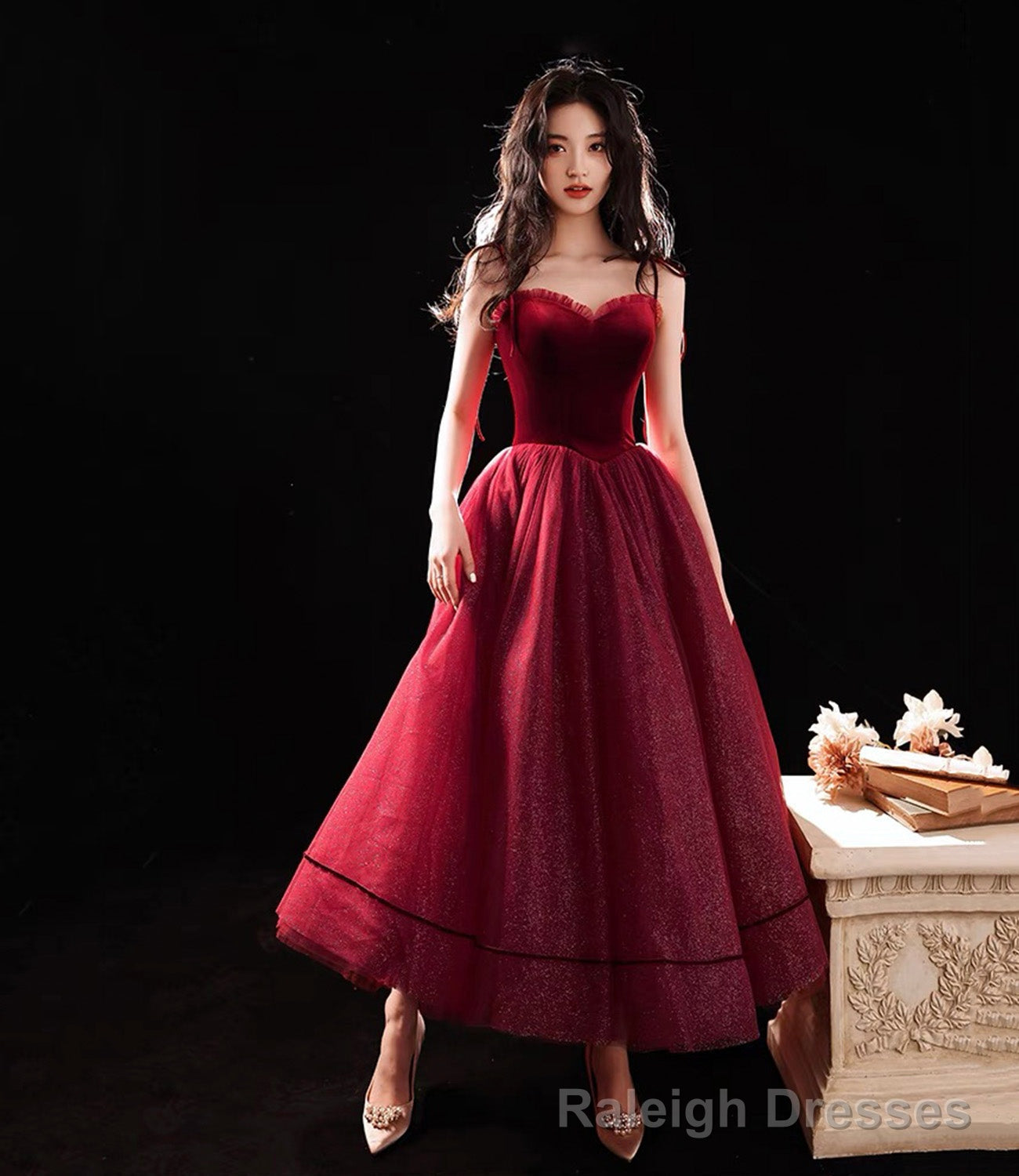 Cute tulle short prom dress cocktail dress Main image