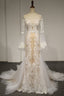 Flare Sleeve Mermaid Wedding Dresses