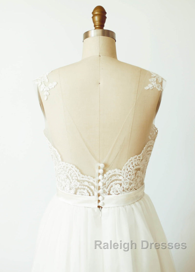 Floor-Length A-line Sweetheart Wedding Dress