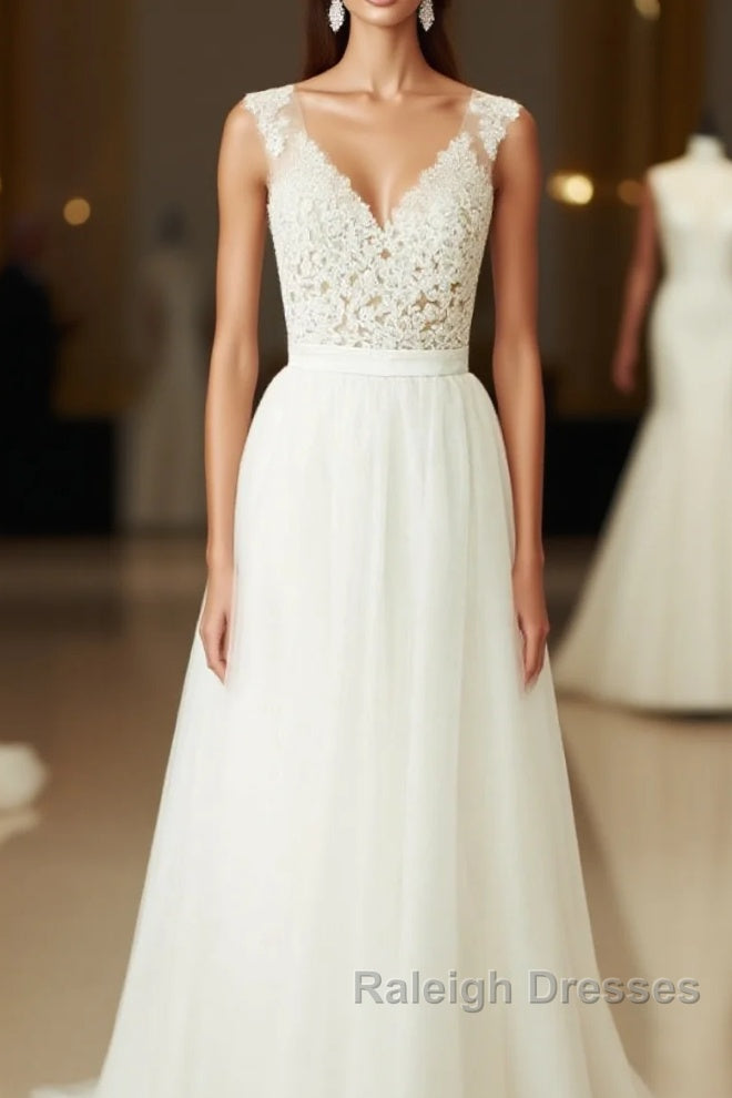 Floor-Length A-line Sweetheart Wedding Dress Main image
