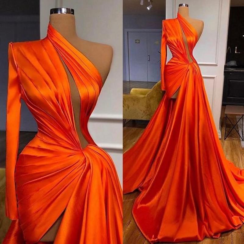 Formal Prom Dresses, Arabic Party Dresses, Cheap Evening Dresses, Satin Evening Dresses Main image