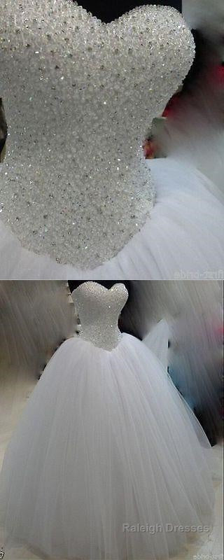 Wedding Dresses, New White Ivory Beadding Wedding Dress, Bridal Gowns