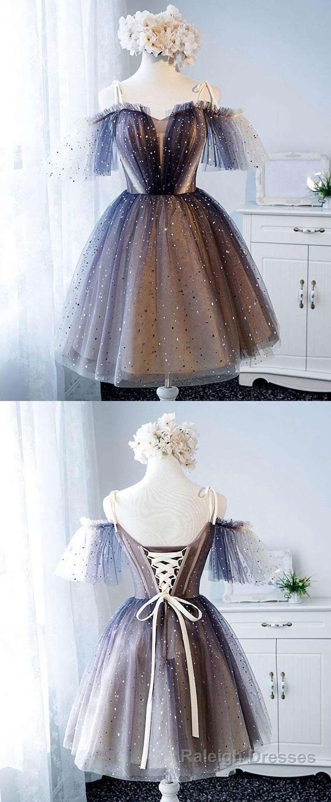 Cute tulle short tulle Homecoming Dresses Main image
