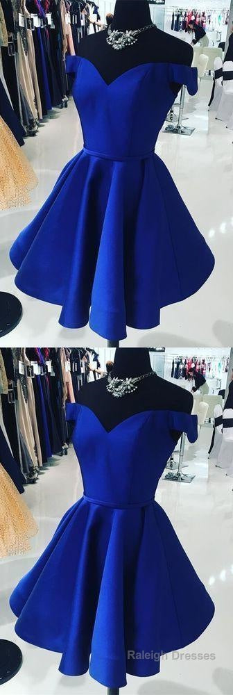 Short Royal Blue Prom Dress, Homecoming Dress, Back To Schoold Prom Gowns