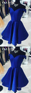 Short Royal Blue Prom Dress, Homecoming Dress, Back To Schoold Prom Gowns