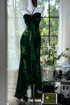 Green Beaded Exquisite Gorgeous Long Chiffon Prom Dress Evening Dress Party Dress