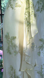 Green Beaded Exquisite Gorgeous Long Chiffon Prom Dress Evening Dress Party Dress