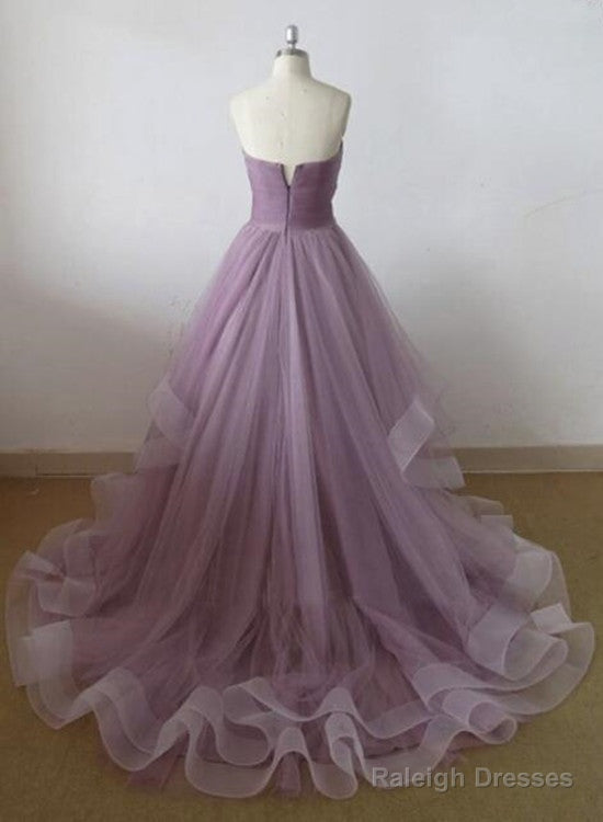 Glam Tulle Sweetheart Floor Length Formal Gowns, Charming Prom Gowns, Women Formal Dresses Secondary image