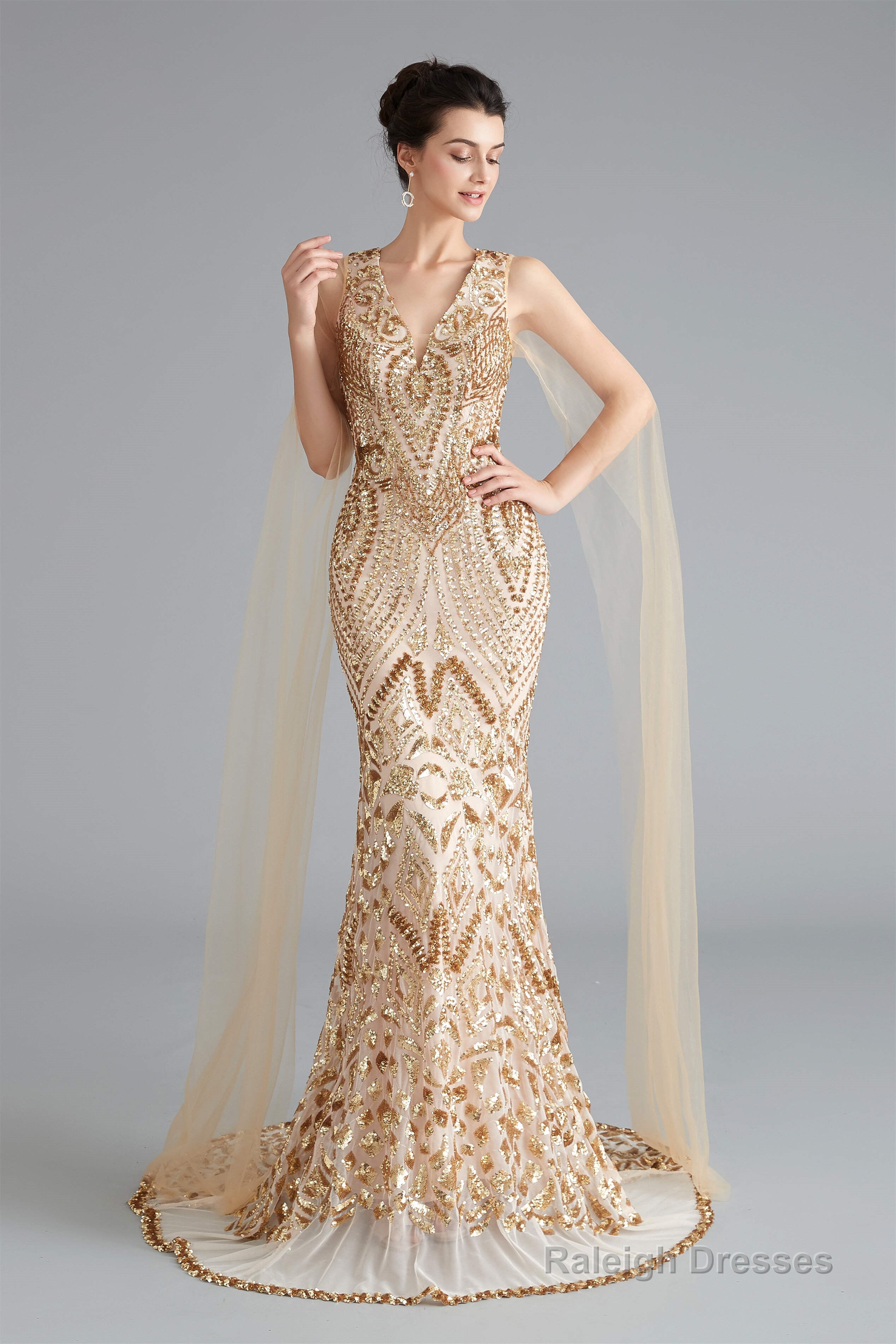 Homecoming Dresses Simpl, Sequin Beauty Pageant Prom Dresses in Sleek Mermaid Style