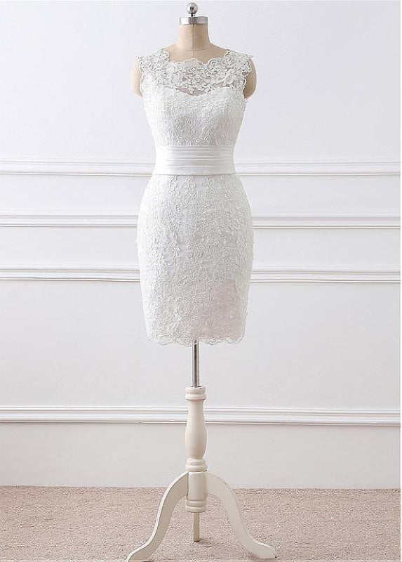 Gorgeous 2 in 1 Removable Skirt Wedding Dress With Detachable Skirts