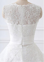 Gorgeous 2 in 1 Removable Skirt Wedding Dress With Detachable Skirts