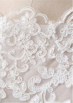 Gorgeous 2 in 1 Removable Skirt Wedding Dress With Detachable Skirts