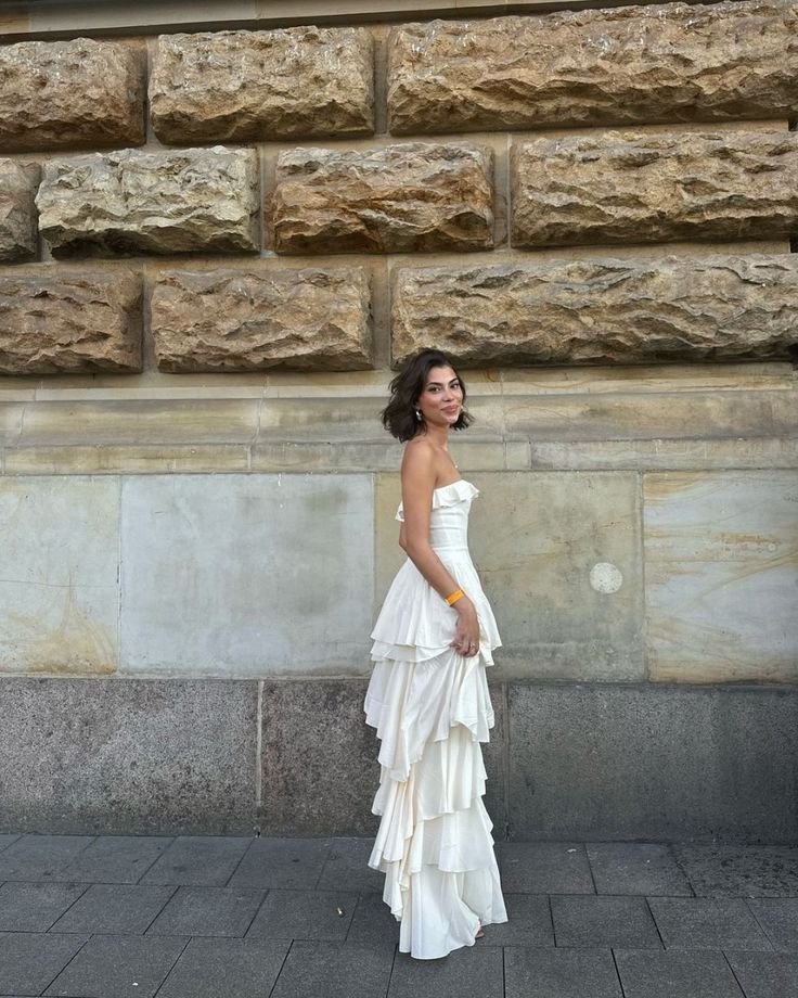 Gorgeous A-Line Strapless Satin Prom Dress Long Prom Dresses