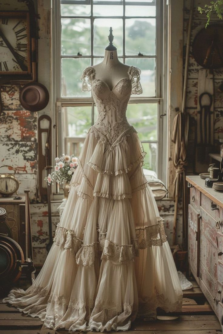 Gorgeous A-Line Sweetheart Layered Tulle Long Prom Dresses Prom Dresses