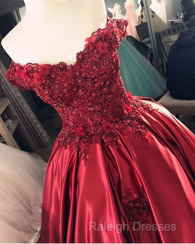 Gorgeous Beaded Lace V Neck Off Shoulder Long Burgundy Prom Dresses Secondary image
