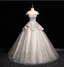 Gorgeous Court Silver-White One-Shoulder Sequin Tulle Long Ball Gown Prom Dress Sweet 16 Dress