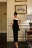 Gorgeous Mermaid Off The Shoulder Black Date Night Dresses Prom Dress Birthday Outfits