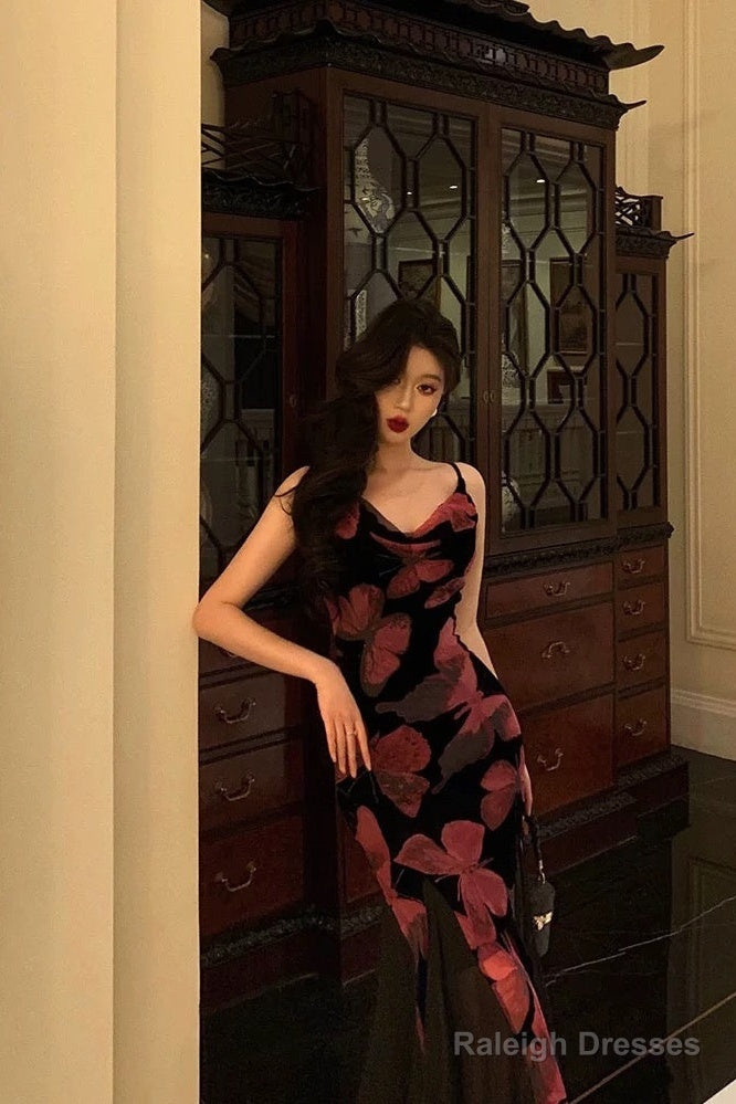 Gorgeous Mermaid Spaghetti Straps Pink Date Night Dress Long Prom Dresses Birthday Outfits Secondary image