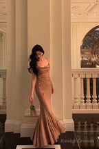 Gorgeous Mermaid Spaghetti Straps Sleeveless Date Night Dresses Prom Dress Birthday Outfits
