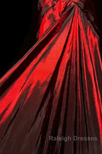Gorgeous Mermaid Sweetheart Red Taffeta Long Evening Dress Prom Dresses
