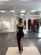 Gorgeous Prom Dress Sequin Prom Dress Long Prom Gown Black Prom Dresses