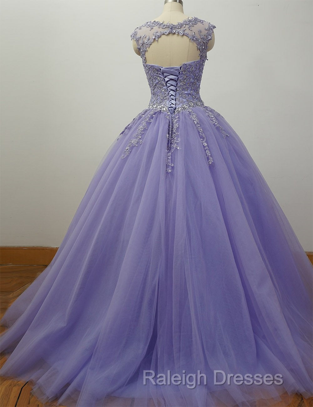 Gorgeous Quinceanera Dresses With Applique And Beadings, Purple Formal Gowns Secondary image