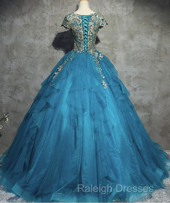 Gorgeous Tull Ball Princess Gowns, Handmade High Quality Party Gowns, Sweet 16 Dresses