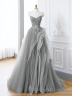 Green A Line Off Shoulder Prom Dresses Long Lace Long Prom Dresses