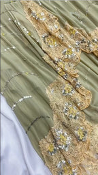 Green Bodycon Dress Beautiful Spaghetti Straps Chiffon Sequin Long Prom Dress Evening Dress