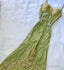 Green Bodycon Dress Beautiful Spaghetti Straps Chiffon Sequin Long Prom Dress Evening Dress