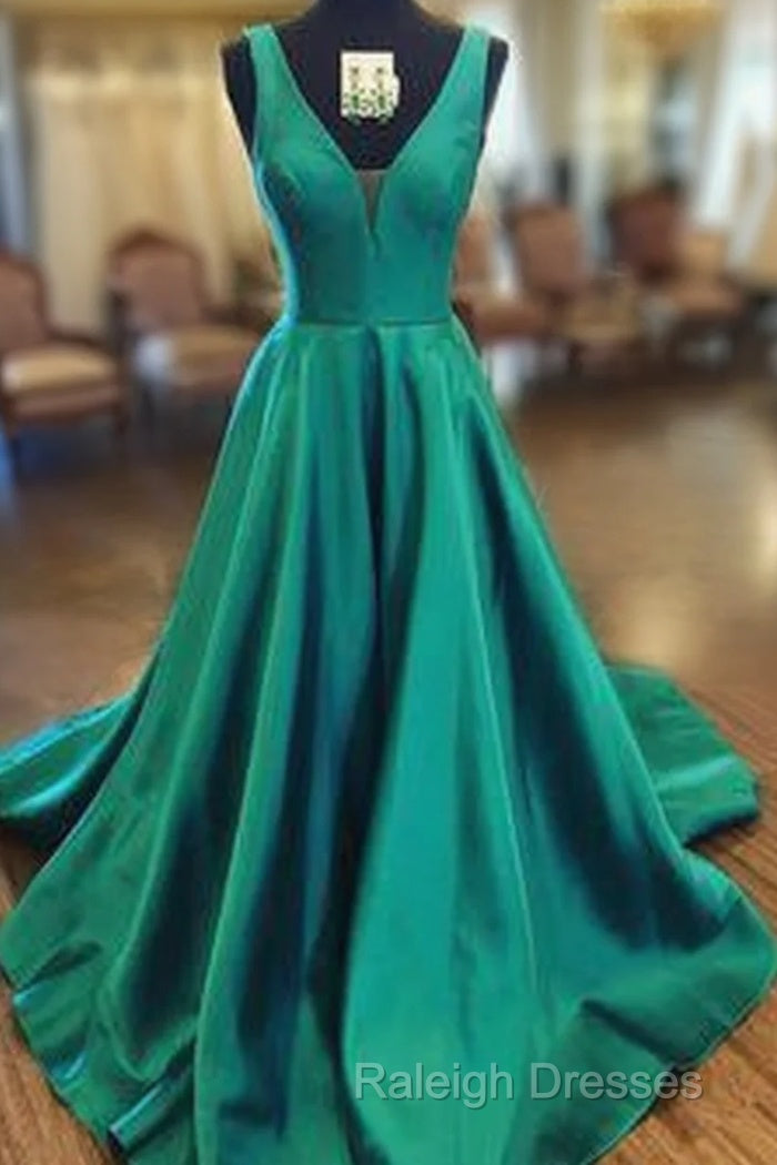 Green Color Prom Dress, Ball Gown, Evening Dress,Birthday Party Gown Long, Back To Schoold Party Gown Main image