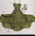 Green Prom Dress, Chiffon Formal Gowns, New Prom Dress