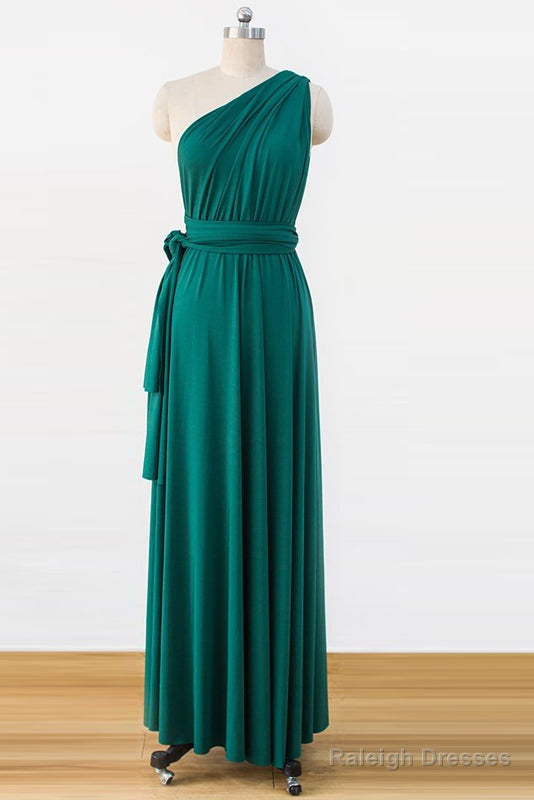 Green Floor-Length Chiffon Bridesmaids Dresses Secondary image