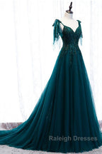Green Formal Dress Prom Dresses Handmade Womens Prom Wedding Party Dress