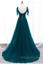 Green Formal Dress Prom Dresses Handmade Womens Prom Wedding Party Dress