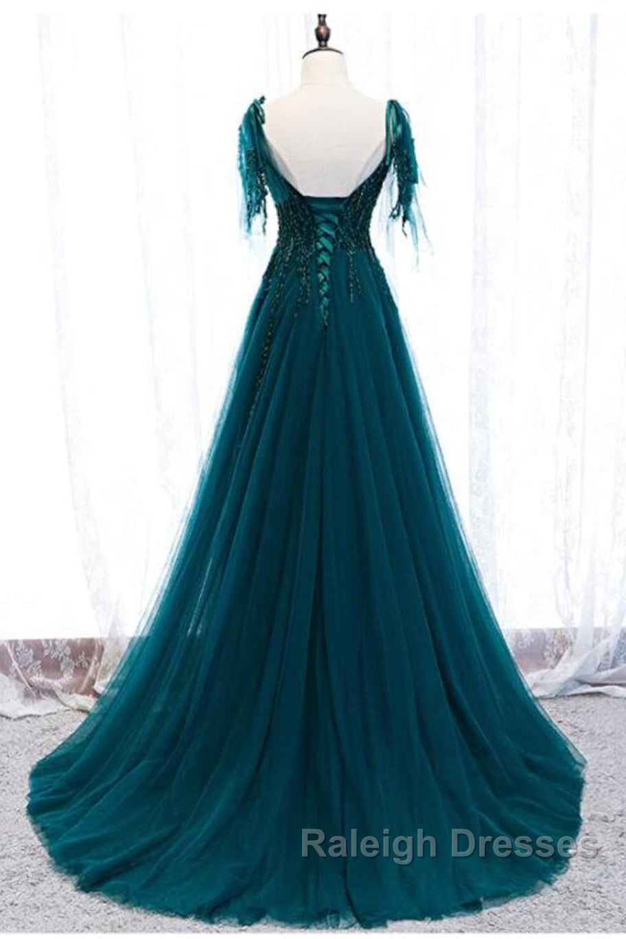 Green Formal Dress Prom Dresses Handmade Womens Prom Wedding Party Dress
