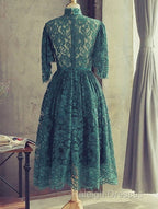 Green Lace Short Party Dress Green Lace Homecoming Dress