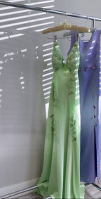 Green Long Prom Dress Prom Gowns