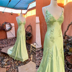 Green Long Prom Dress Prom Gowns
