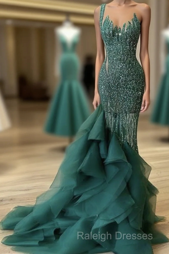 Green Long Prom Dress Sexy Evening Gown Main image