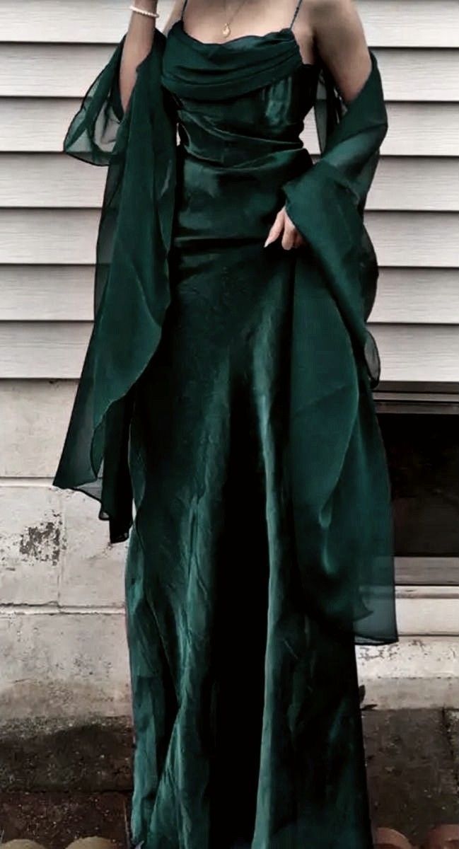 Green Long Prom Dress Prom Gown