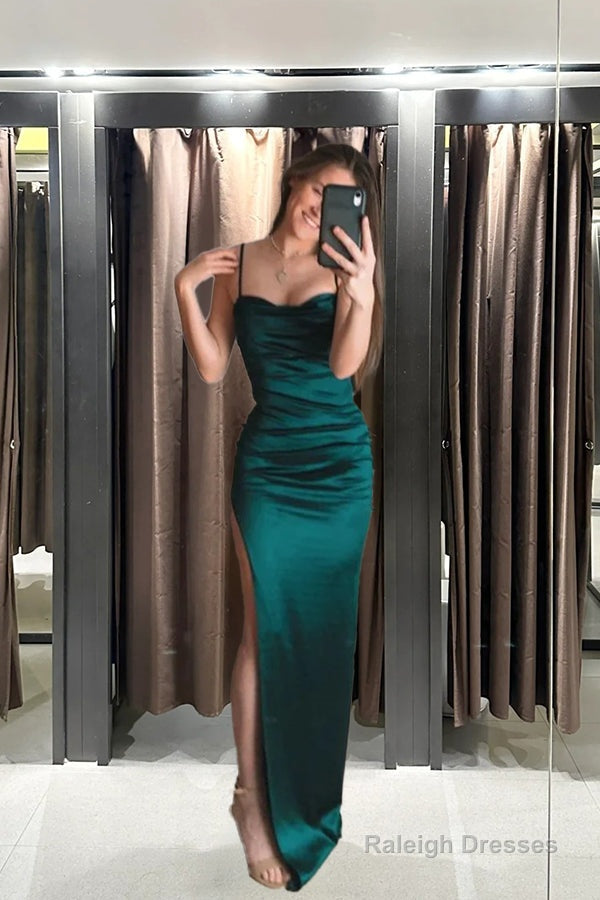 Green Mermaid Halter Prom Dress Secondary image